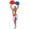 Déguisement Pompom Girl Taille L