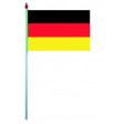 Sachet de 10 Drapeaux Plastique 9.5 X 16cm Allemagne