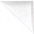 Verrine Plastique Triangle Blanc - Lot de 50