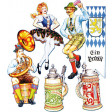 6 Decors Oktoberfest 50cm Imp 2 Faces