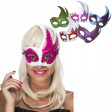 Loup Carnaval Paillettes 5 Couleurs Assorties