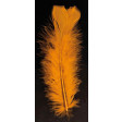 Sachet Plumes Pied Plat Orange 15cm Env 25 G - 90/100 Plumes Env