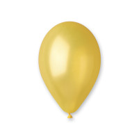 Sachet de 100 Ballons Métallisés Jaune Diam 30Cm Cir 85Cm -30 123DEG-8021886113013-10001836