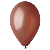 Sachet de 50 Ballons Standard Chocolat Diam 13cm Cir 41Cm -48 123DEG-8021886054804-10001755