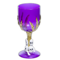 Verre Plastique Gothique Violet Pied Squelette 123DEG-3700638224942-10016864