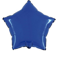 Sachet de 1 Ballon Métallisé Étoile Bleu Dia 45cm Cir 140cm 123DEG-8021886141764-10002597