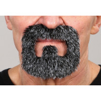 Moustache Luxe Bandit Poivre et Sel 123DEG-3700638217111-10021864