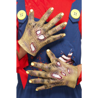 Gants Latex Mains Zombie Blesse 123DEG-5020570955864-9-10025418