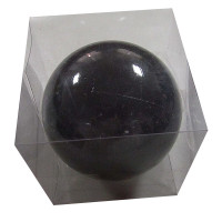 Boule Brillante Pvc 20cm en Boite Pvc Noir 123DEG-3700638213281-10022322