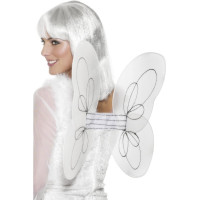 Ailes de Papillon Blanches et Argentees 123DEG-5020570254417-9-10024922