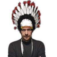 Coiffe Plumes Chef Indien Grand Guerrier 123DEG-3700638230264-10011522