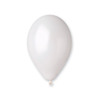 Sachet de 100 Ballons Métallisés Blanc Diam 30Cm Cir 85Cm -29 123DEG-8021886112917-10001830
