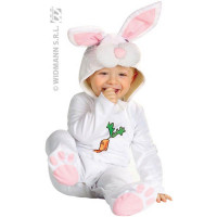 Déguisement Bébé Lapin - Combi + Coiffe 90cm (1/2Ans) 123DEG-8003558275809-10012182