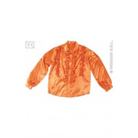 Chemise Disco Orange - déguisement adulte à louer DGZL-100385 de Non