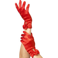 Gants Courts avec Nœud Rouges 123DEG-5020570038352-10028279