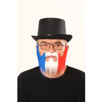 Barbe Luxe Supporter France (Bleu-Blanc-Rouge) 123DEG-3700638217821-10021935