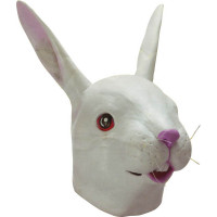 Masque Adulte Lapin Complet Latex 123DEG-8004761009649-10021396