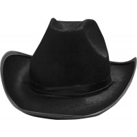 Chapeau Cow-Boy Noir avec Ficelle Adulte 123DEG-3700638203152-10011209