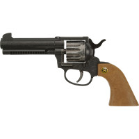 Revolver "Le Pacificateur" 12 Coups - 22.5cm - métal et Pvc 123DEG-4007832058014-10023032