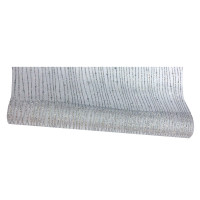 Chemin de Table Organza Rayures 30Cmx5M Argent- 100% Polyester 123DEG-3700638226021-10016837