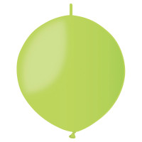 Sachet de 50 Ballons Ronds avec Lien Vert Anis Diam 33Cm -11 123DEG-8021886131109-10001782