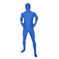 Déguisement seconde peau  Luxe Bleue Taille M 123DEG-816804010332-10014398