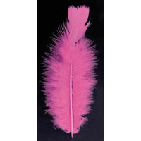 Sachet de 50 Plumes Pied Plat Environ 10cm Fuschia 123DEG-3700638204074-10023185