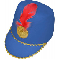 Casquette Majorette Feutrine Bleu Ass. 123DEG-3700638205354-10011432