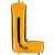 Sachet de 1 Ballon Métallisé Or Lettre L H 102cm 123DEG-8021886141221-10002534