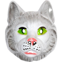 Masque Plastique Rigide Chat Grand Modèle 123DEG-3700638200601-10021415