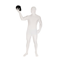 Déguisement seconde peau  Luxe Blanche Taille XL 123DEG-816804010134-10014411