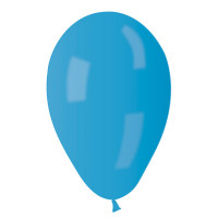 Sachet de 10 Ballons Métallisés Bleu Moyen Diam30 Cir85Cm -36 123DEG-8021886302684-10001884