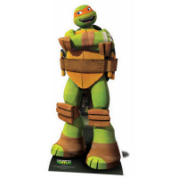 Figurine Géante Carton Michelangelo "© Tortue Ninja" 143cm 123DEG-5055789203284-10029859