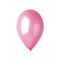Sachet de 50 Ballons Métallisés Rose Bonbon Diam 30Cm Cir 85Cm -33 123DEG-8021886113303-10001864