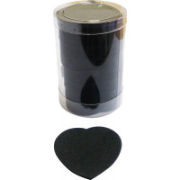 Confettis scène Cœur Noir Tubo 100G Biodegradable 123DEG-3700191301968-10011936