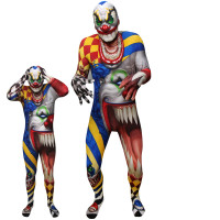 Déguisement seconde peau  "Scary Clown" Taille L 123DEG-887513005681-10014337