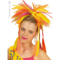 Rajout Punk Fluo avec Tresses Multicolore Flamme Retardante 123DEG-8003558598809-10022716