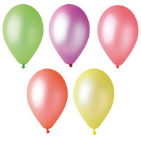 Sachet de 10 Ballons Fluorecents Couleur Ass. Diam 30cm Cir 91cm 123DEG-8021886310788-10001799