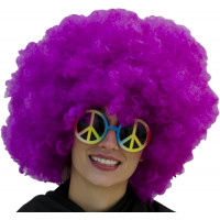 Perruque Super Big Afro Violette 220G 123DEG-3700638207471-10022701