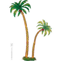 Decor Palmier Carton - Set de 2 Pces 180cm et 116cm 123DEG-8003558505708-10018598