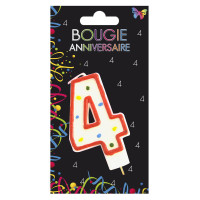 Bougie Anniversaire Chiffre N° 4 123DEG-3700638215179.-10011063