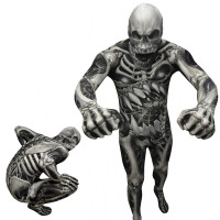 Déguisement seconde peau  Monstre Squelette "Skull And Bones" Taille M 123DEG-887513005636-10014341 de Non