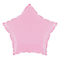 Sachet de 1 Ballon Métallisé Étoile Rose Dia 45cm Cir 140cm 123DEG-8021886141771-10002601