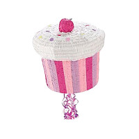 Pinata Cup Cake à Tirer 27X27cm 123DEG-3700638223969-10018867