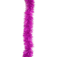 Guirlande Chenille Multi Brins 9cm X 2 M Fuschia 123DEG-3700638201660-10022034