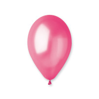 Sachet de 50 Ballons métallisés Fuchsia Diam 30cm Cir 85Cm -64 123DEG-8021886116403-10001856