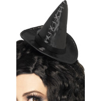 Mini Chapeau de Sorcière Noir à Coutures 123DEG-5020570245477-9-10024761