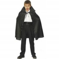 Cape enfant noire - déguisement accessoires enfant à louer  DGZL-200248 de Non