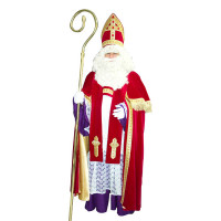 Déguisement Saint Nicolas Velours de Coton Super Luxe Taille Unique 123DEG-3700631020626-10022263