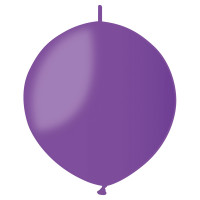 Sachet de 50 Ballons Ronds avec Lien Violet Diam 33Cm -08 123DEG-8021886130805-10001783